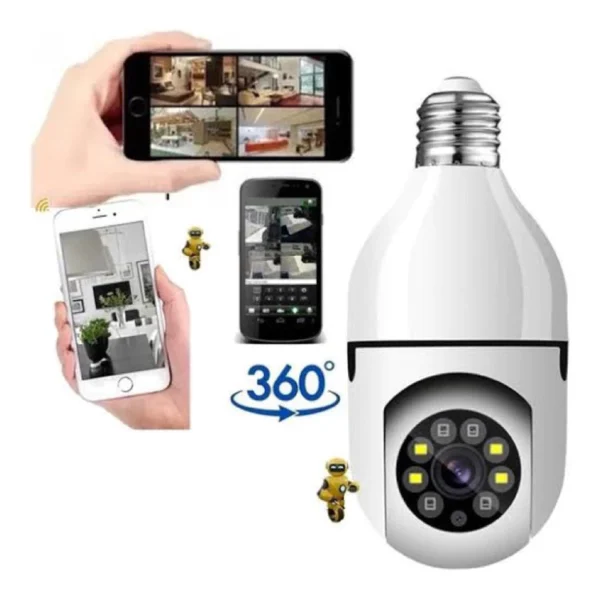 Câmera Segurança Wifi Ip Sem Fio 360