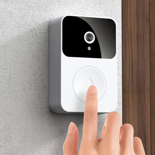 Campainha Com Câmera Vídeo Porteiro Sem Fio Wi-Fi